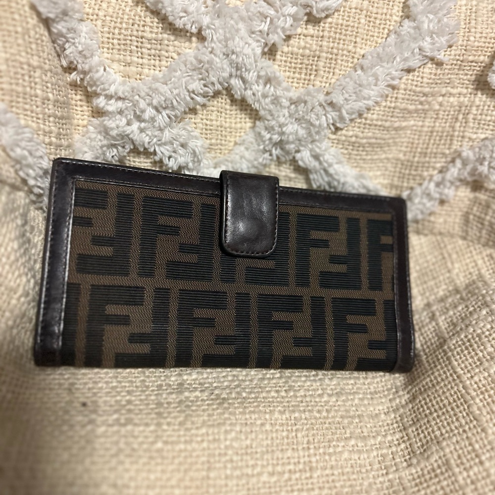AUTHENTIC FENDI ZUCCA Long wallet